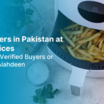 Air fryer filled with fries on a kitchen counter. Alahdeen B2B Marketplace B2B Platform Wholese Products