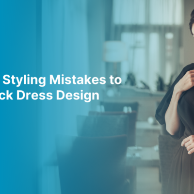 Woman in elegant black dress posing confidently indoors. Black Dress Design