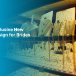 Display of exclusive bridal new jewelry designs in 2024, showcasing necklaces, earrings, and rings with Alahdeen logo. pet shops in pakistan new jewellery design