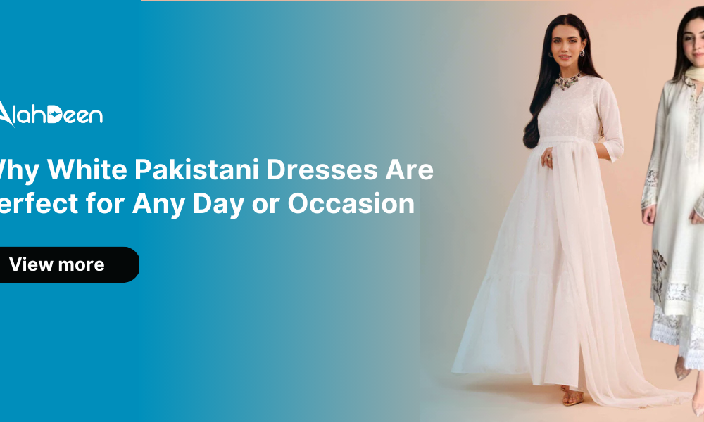 White Pakistani dresses for any day or occasion