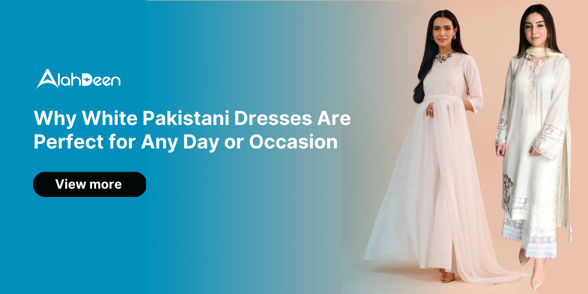 White Pakistani dresses for any day or occasion