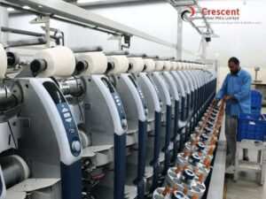 Exterior view of Crescent Textile Mills – a prominent textile manufacturing facility in Pakistan producing premium cotton fabrics and home textiles for global markets.