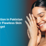 Smiling woman with glowing skin – Best foundation in pakistan picks for every budget in Pakistan by Alahdeen