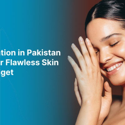 Smiling woman with glowing skin – Best foundation in pakistan picks for every budget in Pakistan by Alahdeen