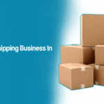 Stacked cardboard boxes representing eCommerce packaging for starting a dropshipping business.