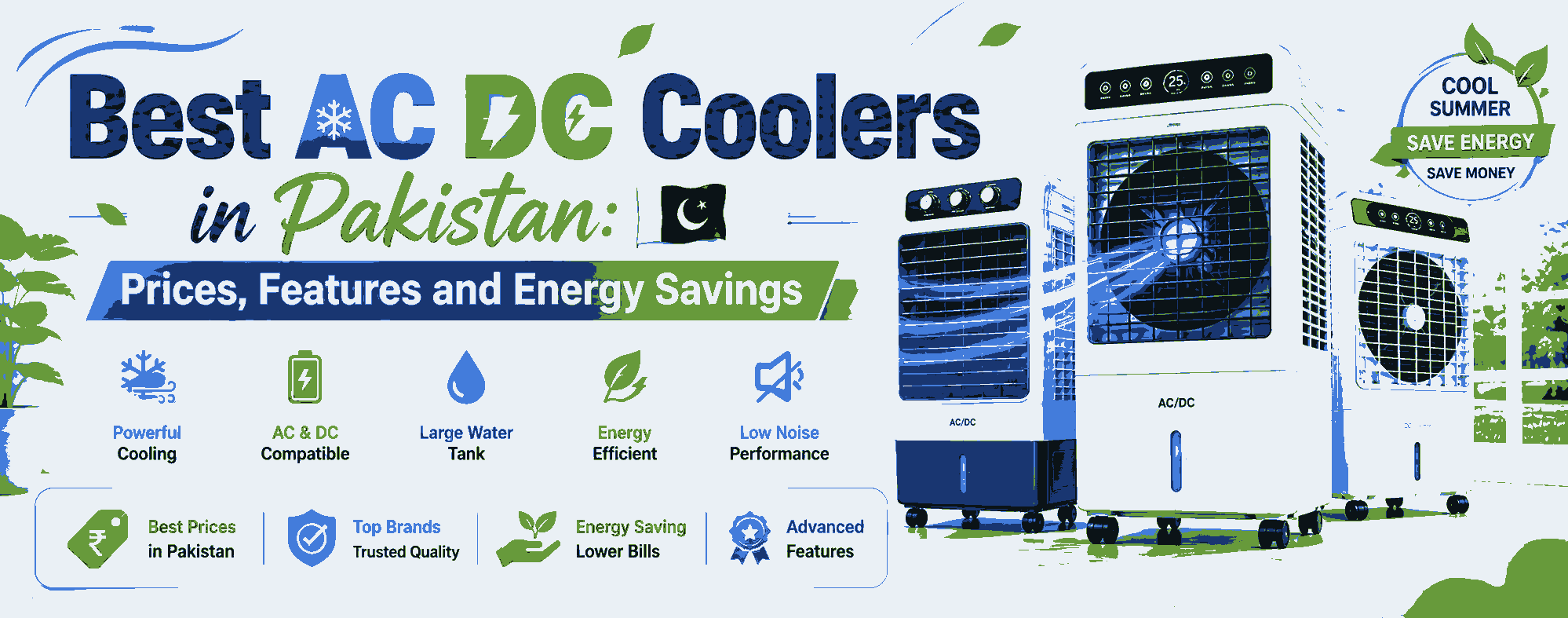 Best AC DC Coolers in Pakistan: Prices, Features and Energy Savings