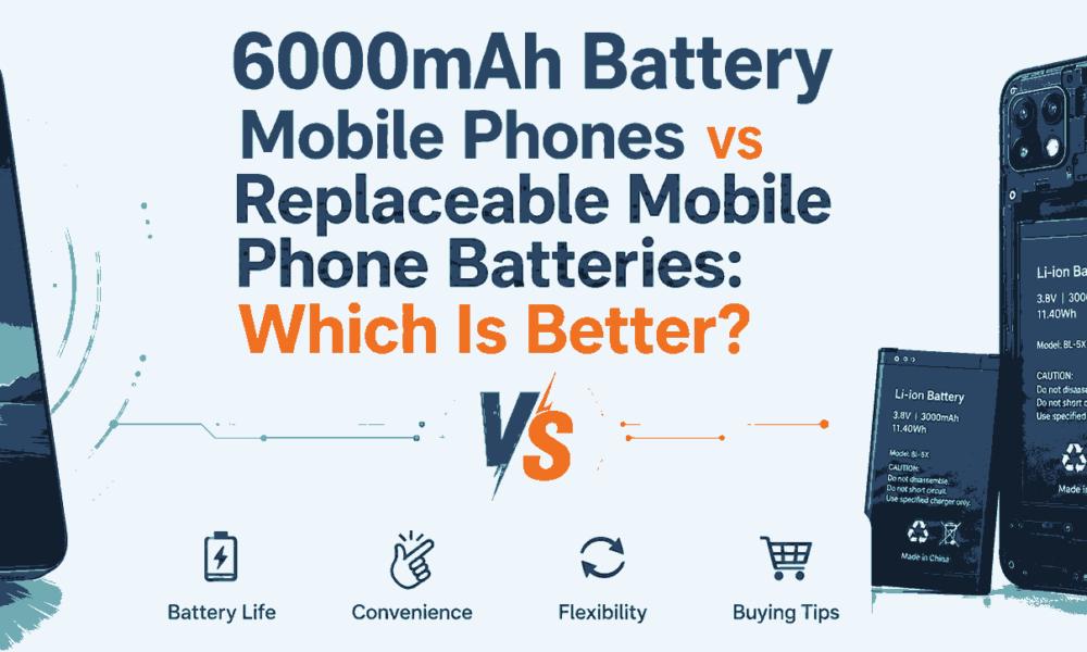 6000mAh Battery Mobile