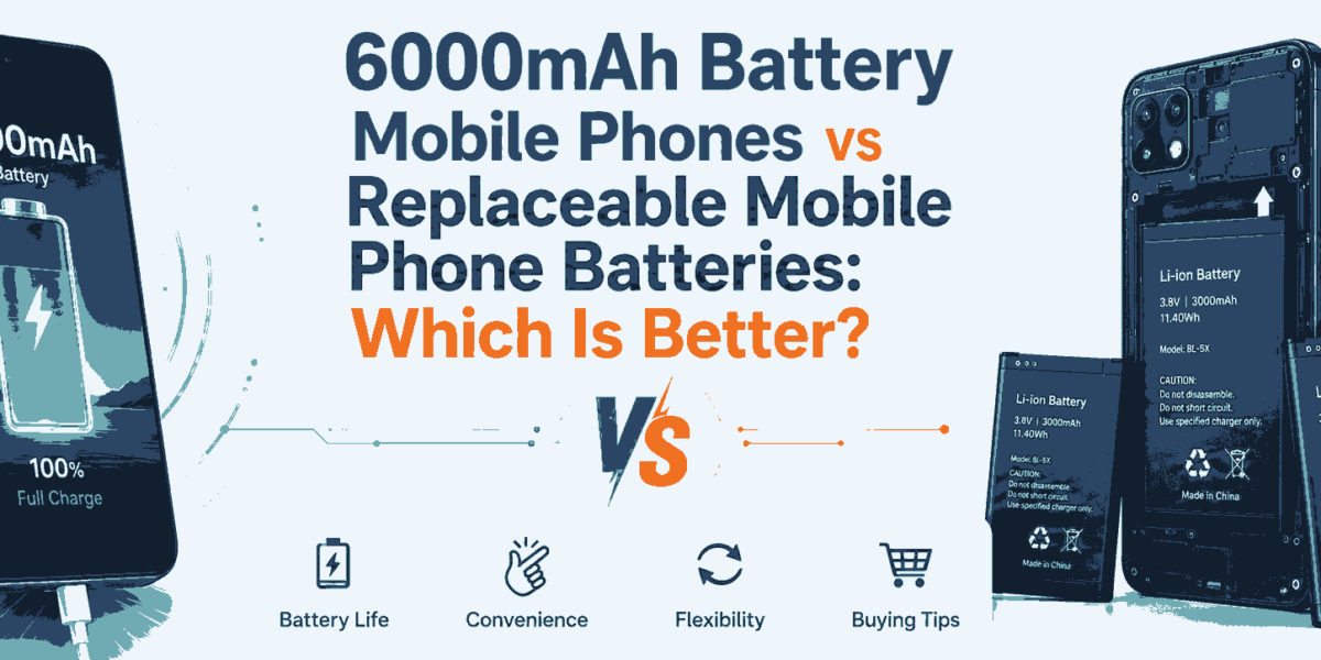6000mAh Battery Mobile